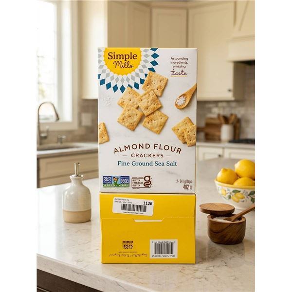 Lot of 2 Simple Mills Almond Flour Crackers