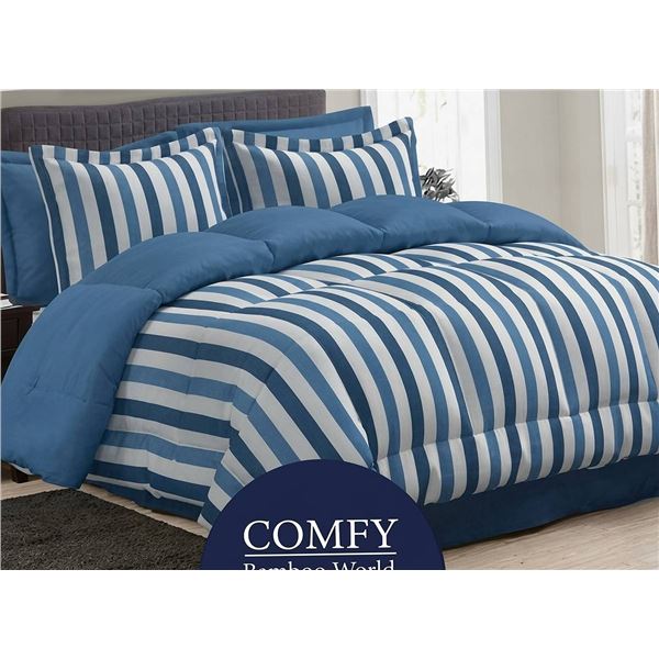 Comfy Bamboo World Albert Comforter Set, 7pc