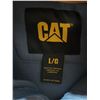 Image 3 : CAT Full-Zip Hoodie, Size Large, Blue