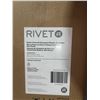 Image 3 : Rivet Dark Grey Stoneware Planter
