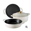 Image 3 : Tramontina 4-Piece Enameled Cast Iron Set