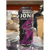 Image 2 : Jones M.F. Grape Soda, 11 Cans (473mL Each)