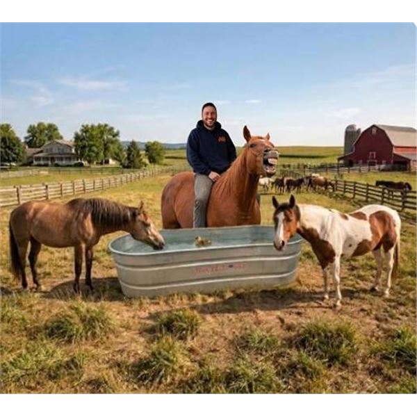 Tarter Oval Mega 300 Galvanized Steel Tank