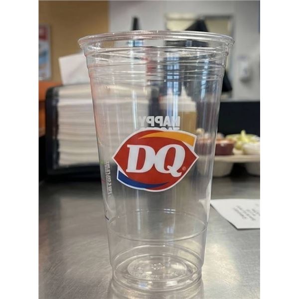 Dairy Queen 24oz Clear PET Plastic Cup 600 Count