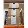 Image 2 : Lot of 3 - AmazonBasics Metallic Black Storage Bins, 6 Pcs Total