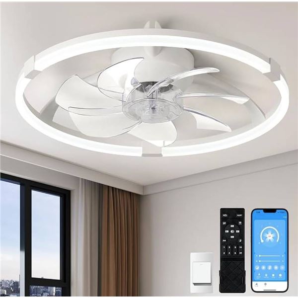 Linboro Low Profile Ceiling Fan with Lights