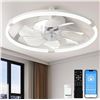 Image 1 : Linboro Low Profile Ceiling Fan with Lights