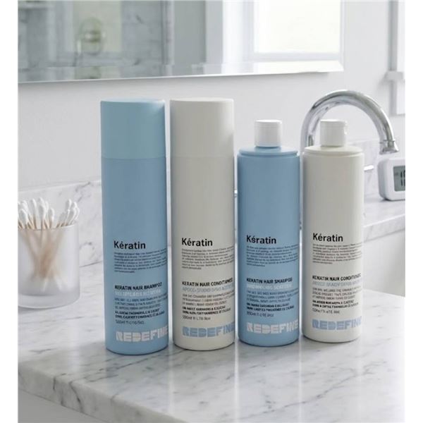 Lot of - 2 Keratin Shampoos and 2 Conditioners