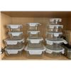 Image 1 : Glasslock Glass Food Storage Containers Lot