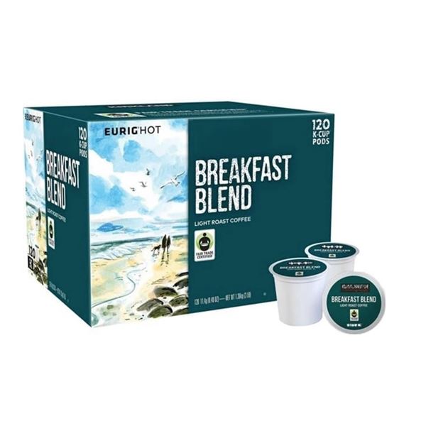 Kirkland Signature Organic Breakfast Blend Kâ€‘Cup 120ct