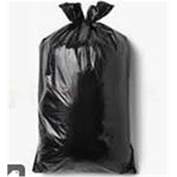 Industrial Grade Black Garbage Bags 35x50