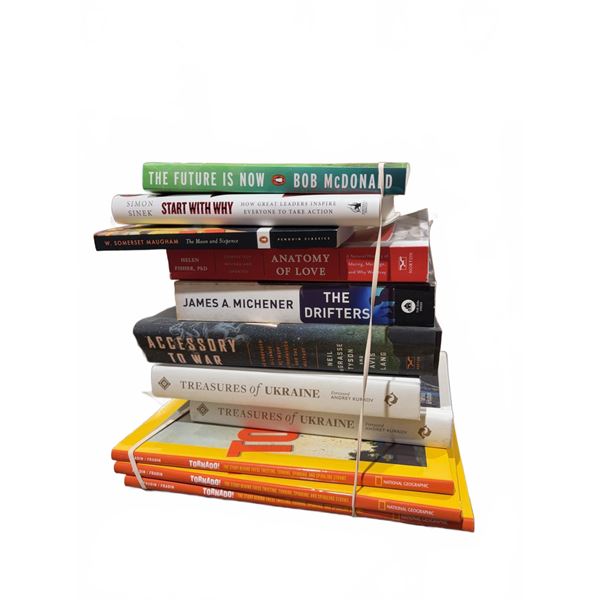 11 Assorted Books, Mixed Topics