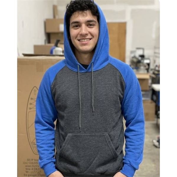 King Athletics Blue and Gray Hoodie M