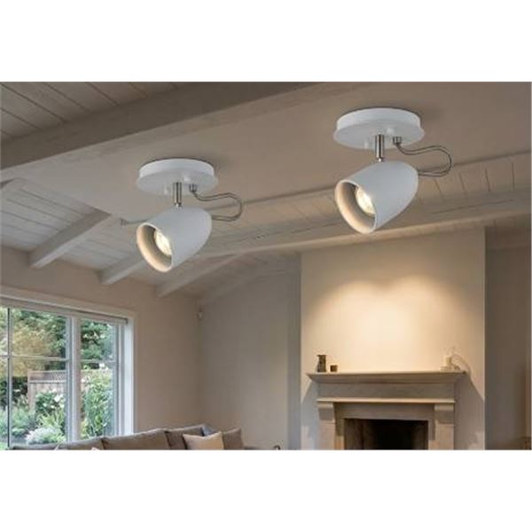 Project Source 1-Head Track Light, White