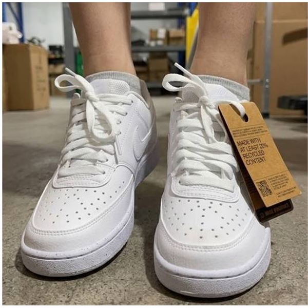 Nike Court Vision Lo NN White Sneakers W5.5