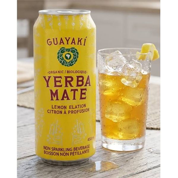 Guayaki Yerba Mate Lemon Elation 458ml Pack