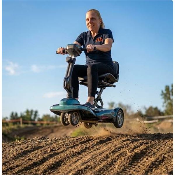 EV Rider Transport M EZ(Easy Move) S19M Fold Manual Folding Electric Mobility Scooter for Adults Sen