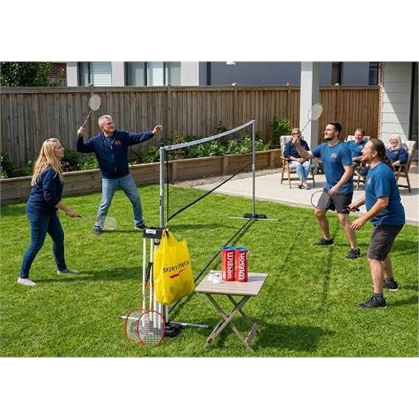 Badminton Set with Net and Accessories