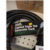 Image 2 : Century 25ft Lighted Triple Tap GeneratorCord