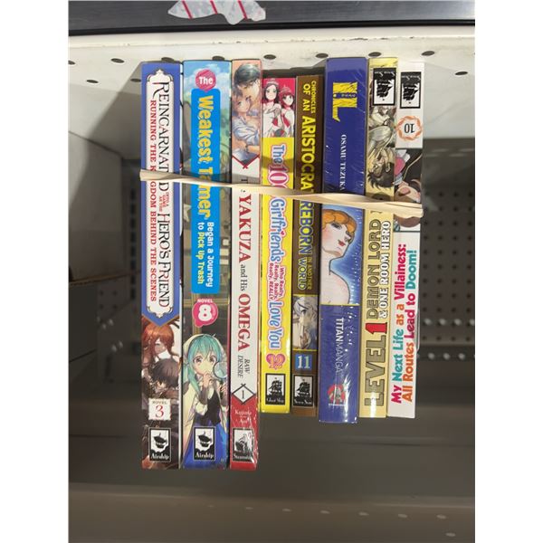 7 English Manga Volumes