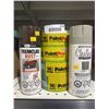 Image 2 : Paint Supplies Lot: Spray Paints and Tape