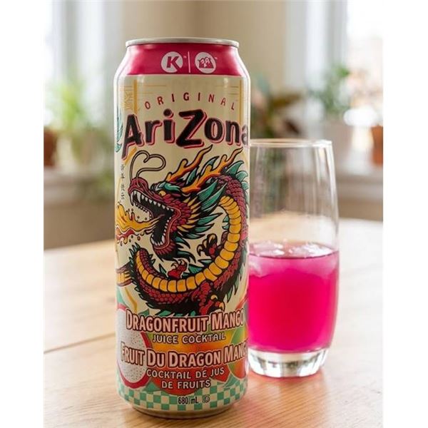 Arizona Dragonfruit Mango Juice Cocktail Can