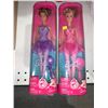 Image 3 : Lot of 2 - Barbie Ballerina Dolls in Purple and Pink