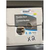 Image 2 : Lot of 2 Imperial Flexible Vinyl Duct Sets 8" x 25'