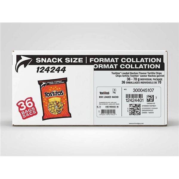 Tostitos Loaded Nachos Snack Size, 36 Bags