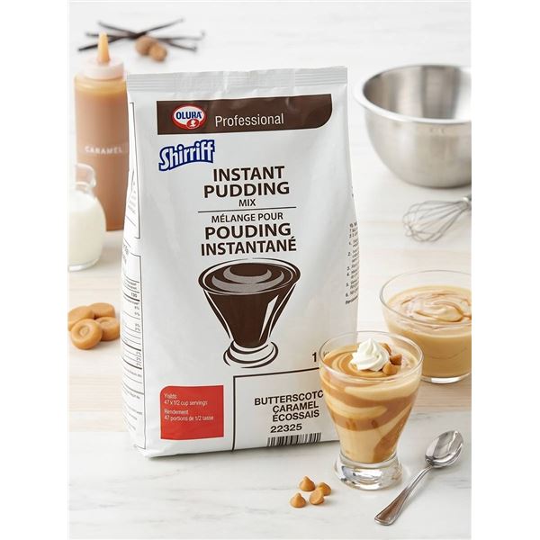 Shirriff Instant Butterscotch Pudding 2x1kg