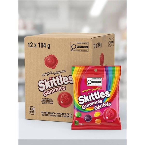 Skittles Gummies 12 x 164g Bag