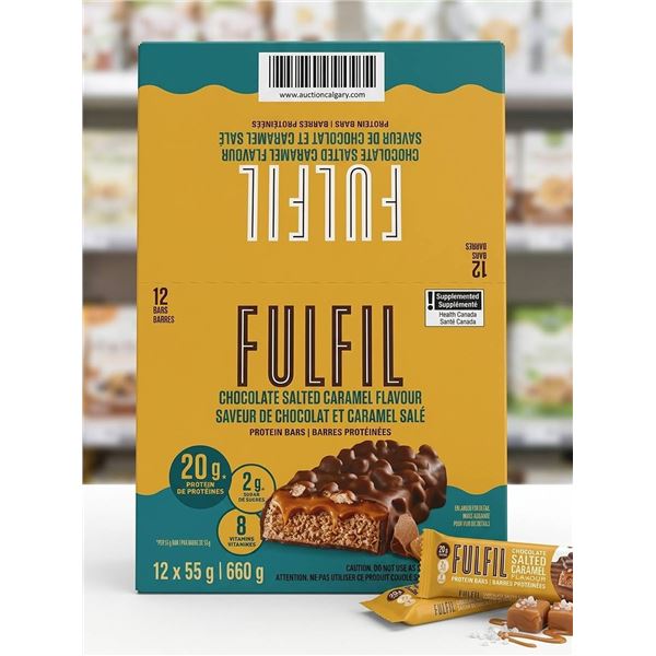 FULFIL Chocolate Salted Caramel Protein Bars 660g
