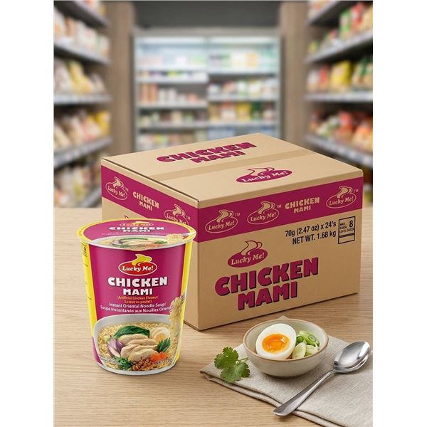 Lucky Me! Chicken Mami Instant Noodle Soup 24 x 70g