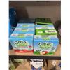 Image 2 : GoGo squeeZ Fruit Sauce 4-Pack Assortment Boxes. 5 boxes of strawberry and 5 boxes of apple
