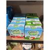 Image 3 : GoGo squeeZ Fruit Sauce 4-Pack Assortment Boxes. 5 boxes of strawberry and 5 boxes of apple