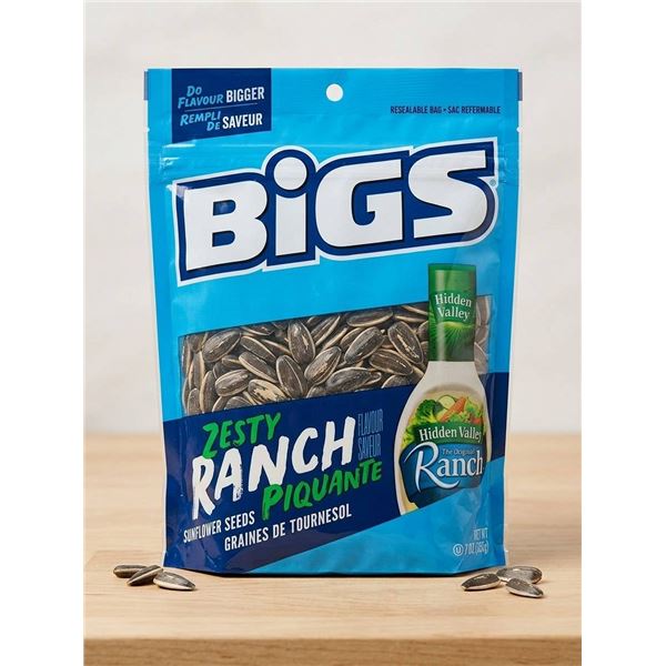 BIGS Zesty Ranch Sunflower Seeds 5 x 140g