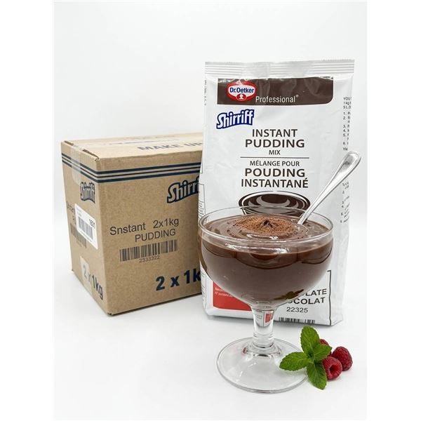 Shirriff Chocolate Instant Pudding MixÂ  2 x 1kg