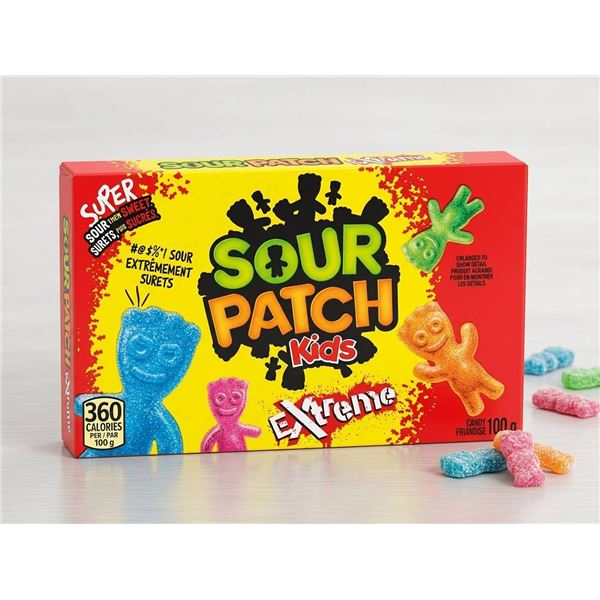 Sour Patch Kids Extreme 12 x 100g Boxes