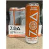Image 2 : Zoa Wild Orange Energy Drink 12 Pack x 355ml