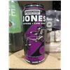 Image 2 : Jones Grape Soda 473mL, Pack of 12