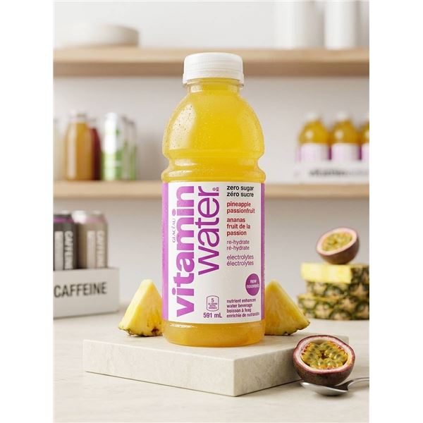 Vitaminwater Pineapple Passionfruit 12-Pack x 591ml