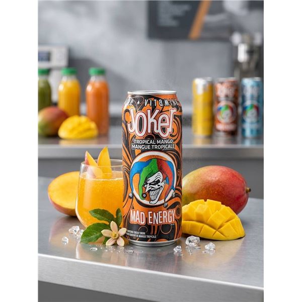 Joker Tropical Mango Mad Energy 12-Pack x 473ml