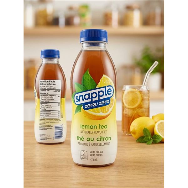 Snapple Zero Sugar Lemon Tea 12-Pack x 473ml