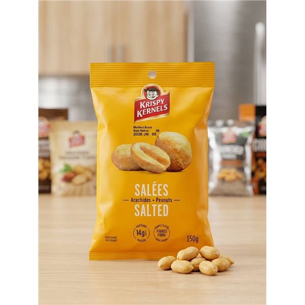 Krispy Kernels Salted Peanuts 24 x 150g