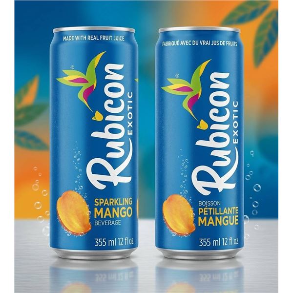 Rubicon Exotic Sparkling Mango 12-Pack x 355ml