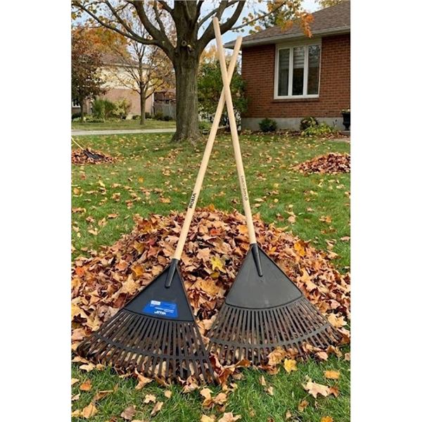 2 Poly Leaf Rakes RONA and VALU+