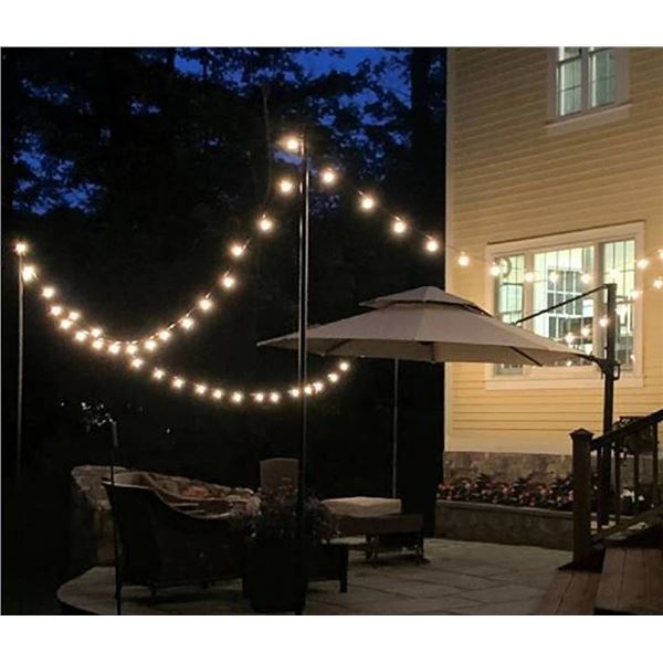 S14 2700K String Lights with Pole