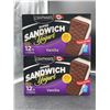 Image 2 : Lot of 2 - Chapman's Super Sandwich Yogurt Vanilla 12 x 120ml