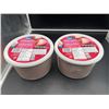 Image 2 : Lot of 2 - Great Value Neapolitan Ice Milk 4L,