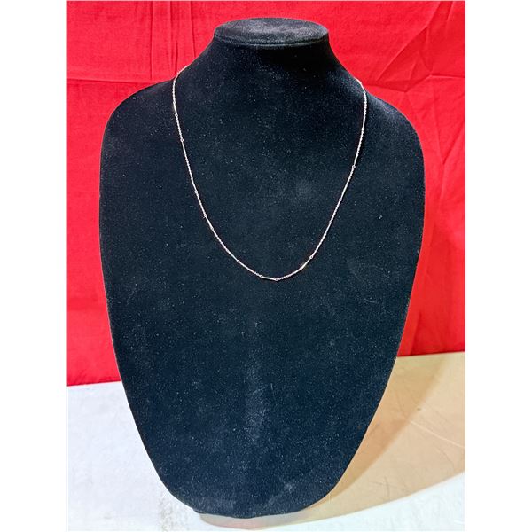 Sterling Stamped Necklace